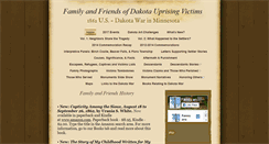 Desktop Screenshot of dakotavictims1862.com