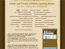 Tablet Screenshot of dakotavictims1862.com